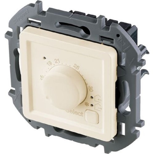 Терморегулятор механический с датчиком без рамки Legrand Inspiria 0С +30С слоновая кость фото Терморегулятор механический с датчиком без рамки Legrand Inspiria 0С +30С слоновая кость картинка